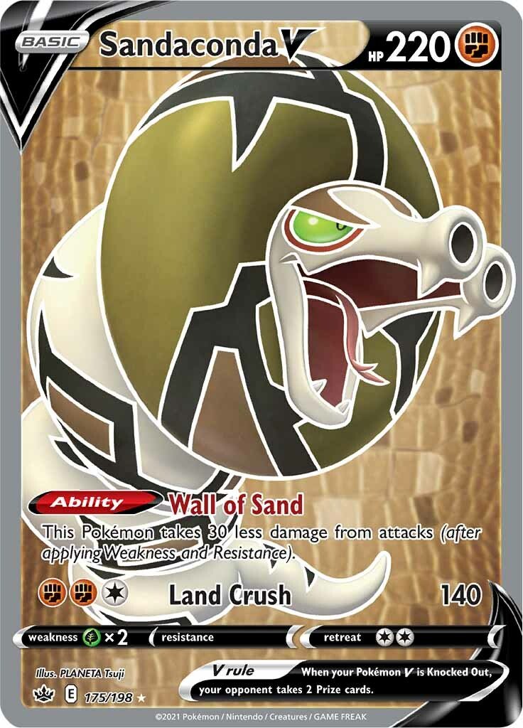Sandaconda V - 175/198 - Full Art Ultra Rare Chilling Reign