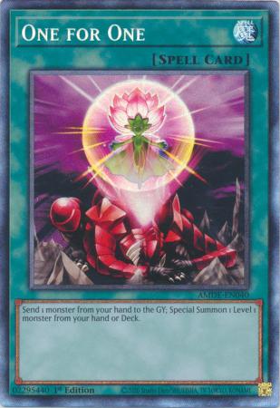 One for One - AMDE-EN040 - Collector's Rare 1st Edition