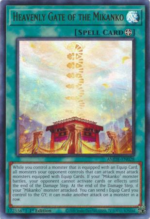 Heavenly Gate of the Mikanko - AMDE-EN028 - Ultra Rare 1st Edition