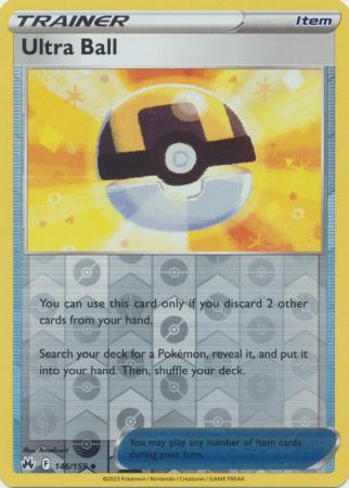 Ultra Ball - 146/159 - Reverse Holo Crown Zenith