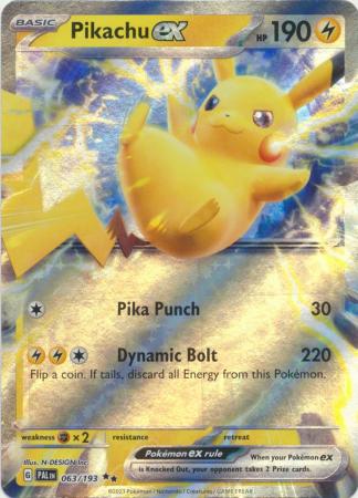 Pikachuex - 063/193 - Ultra Rare SV02 Paldea Evolved