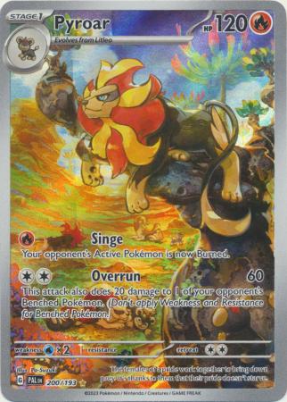 Pyroar - 200/193 - Illustration Rare SV02 Paldea Evolved