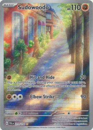 Sudowoodo - 219/193 - Illustration Rare SV02 Paldea Evolved