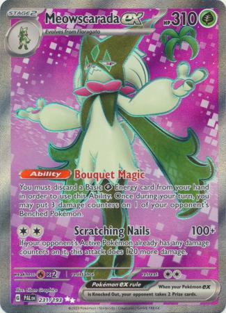 Meowscarada ex - 231/193 - Full Art Secret Rare SV02 Paldea Evolved