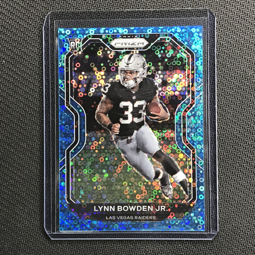 2020 Prizm No Huddle LYNN BOWDEN JR. Rookie Blue Prizm 22/79-Cherry Collectables