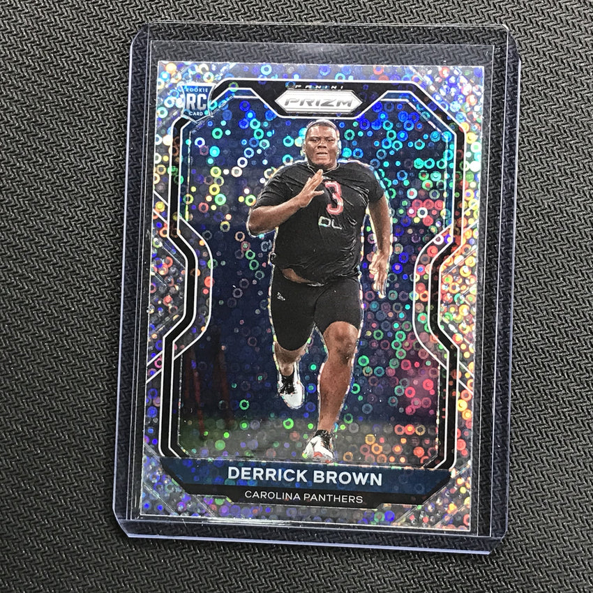 2020 Prizm No Huddle DERRICK BROWN Rookie Silver Prizm #365-Cherry Collectables