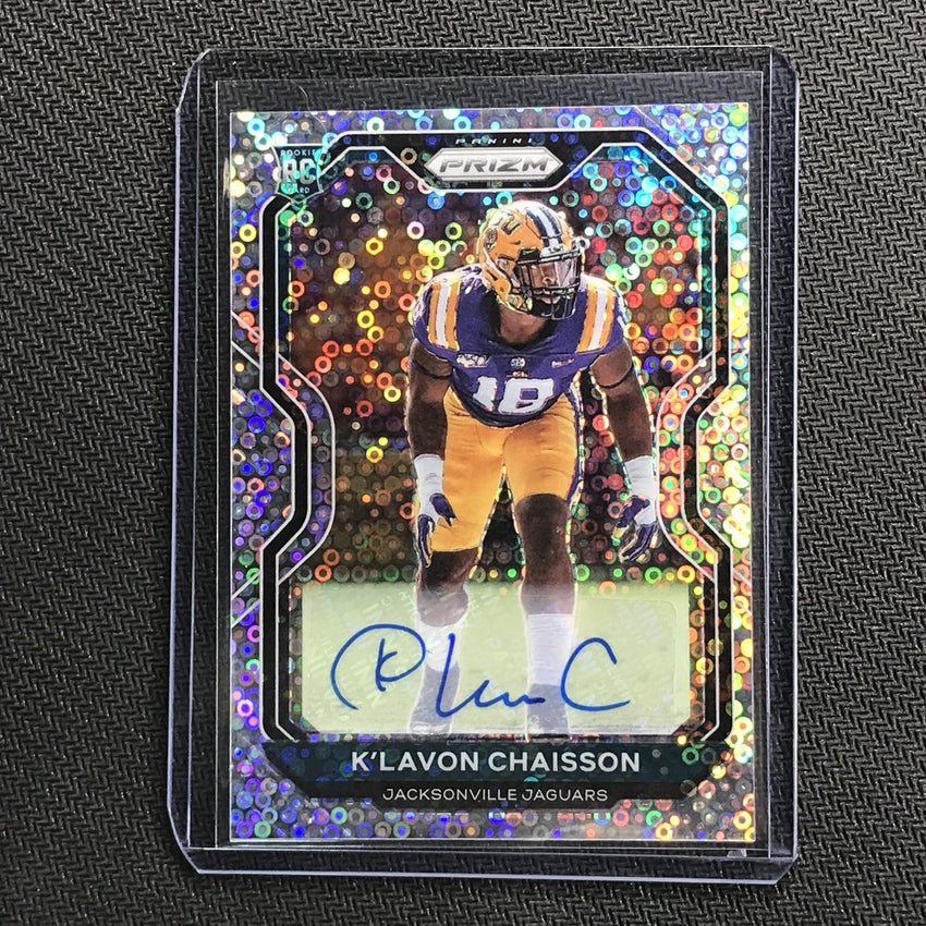 2020 Prizm No Huddle K'LAVON CHAISSON Rookie Autograph Silver #352-Cherry Collectables