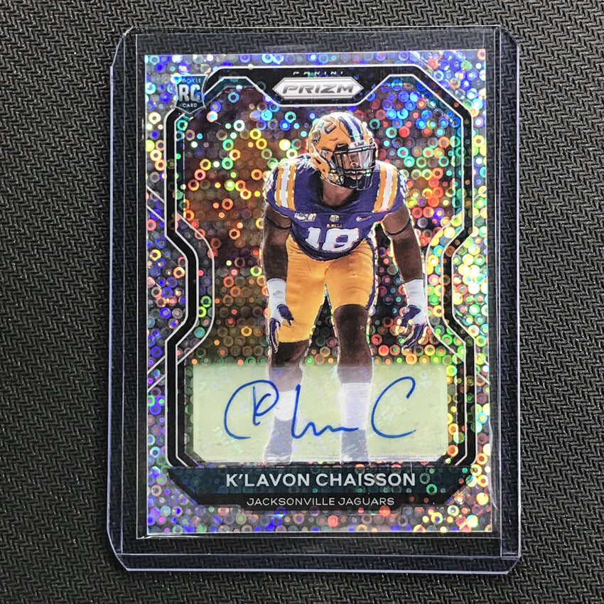 2020 Prizm No Huddle K'LAVON CHAISSON Rookie Autograph Silver #352 (B)-Cherry Collectables