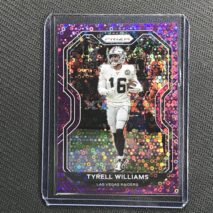 2020 Prizm No Huddle TYRELL WILLIAMS Purple Prizm 11/35-Cherry Collectables