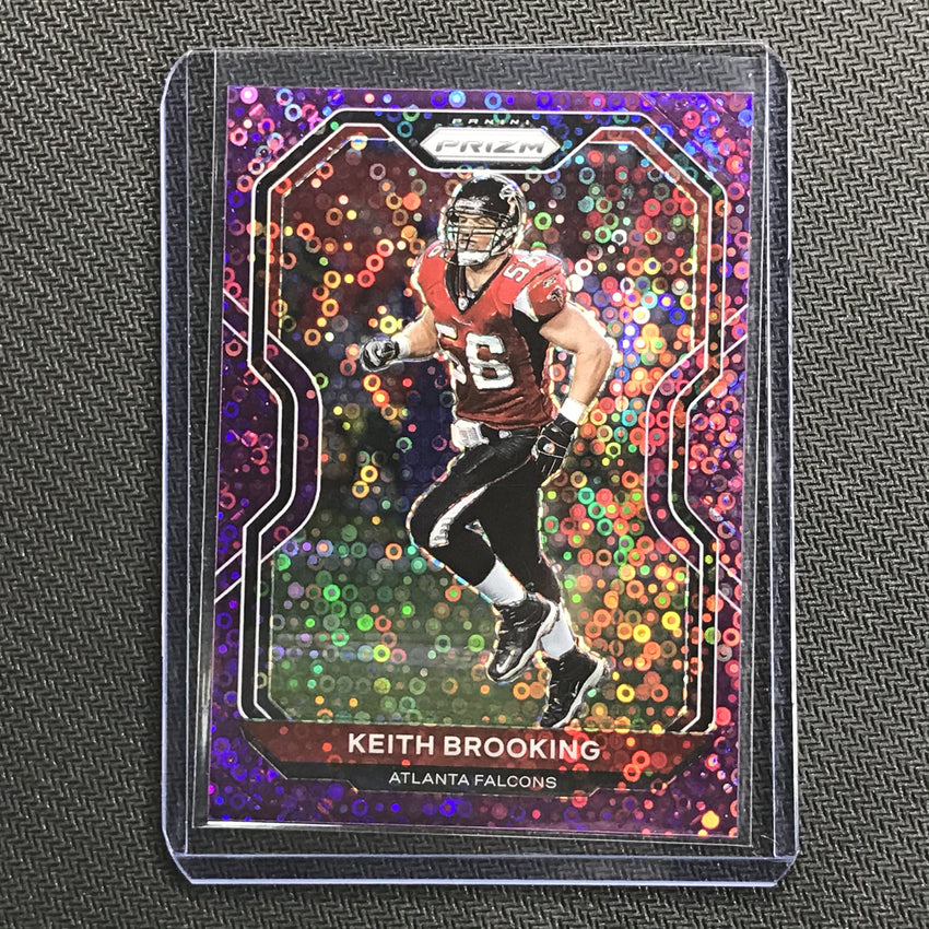2020 Prizm No Huddle KEITH BROOKING Purple Prizm 12/35-Cherry Collectables