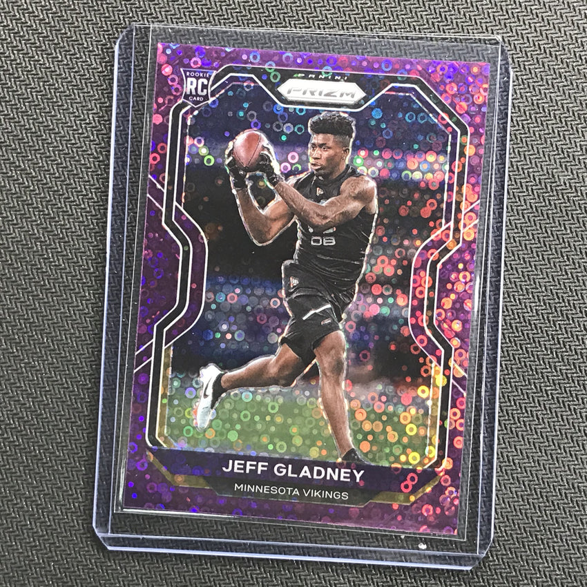 2020 Prizm No Huddle JEFF GLADNEY Rookie Purple Prizm 13/35-Cherry Collectables