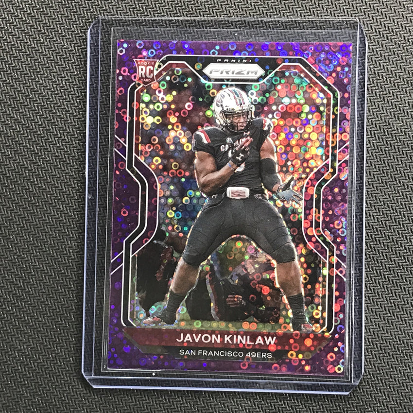 2020 Prizm No Huddle JAVON KINLAW Rookie Purple Prizm 32/35-Cherry Collectables