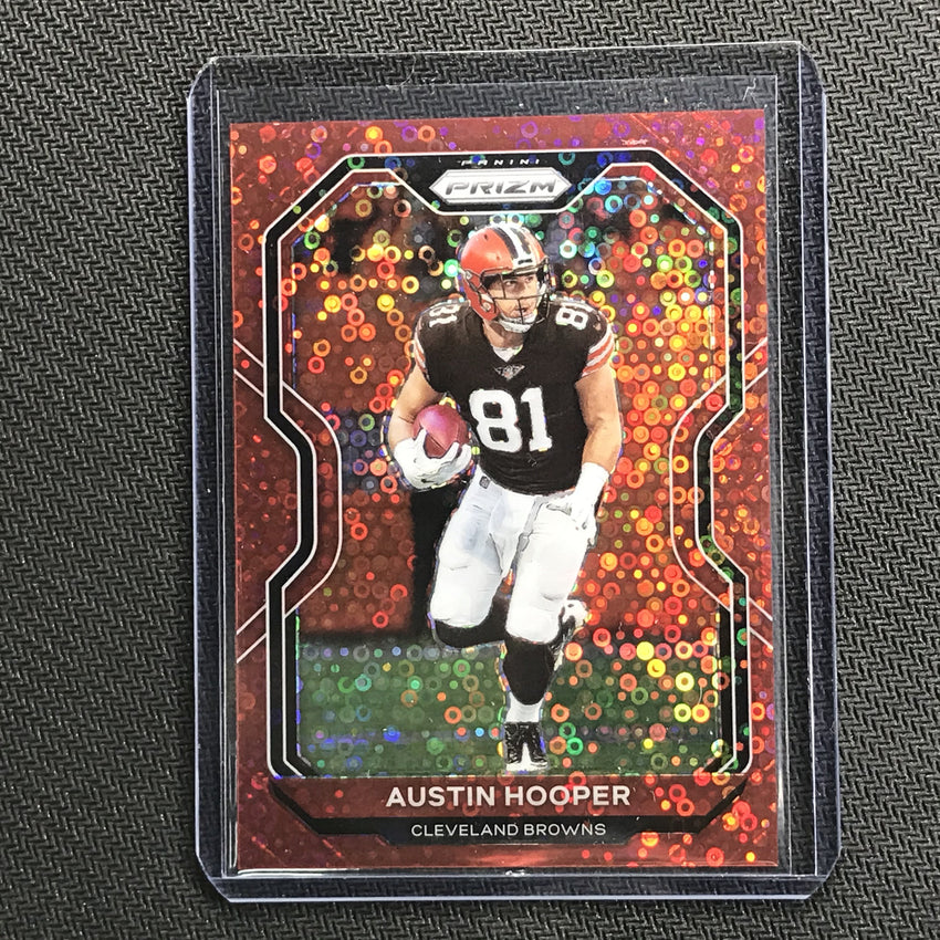 2020 Prizm No Huddle AUSTIN HOOPER Red Prizm 49/50-Cherry Collectables