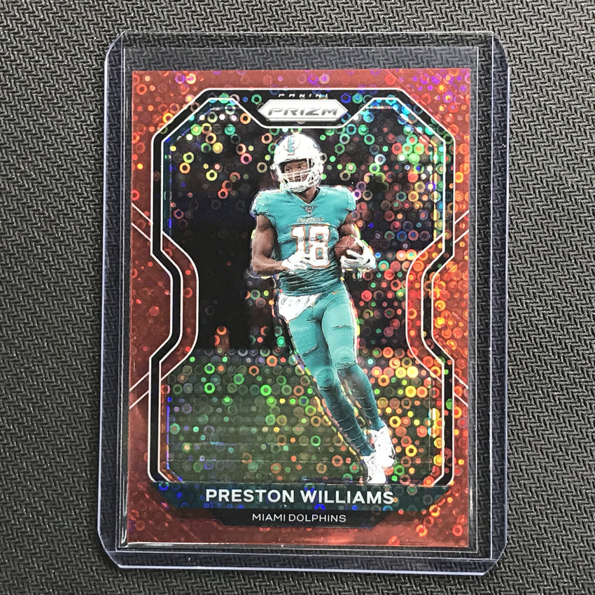2020 Prizm No Huddle PRESTON WILLIAMS Red Prizm 10/50-Cherry Collectables