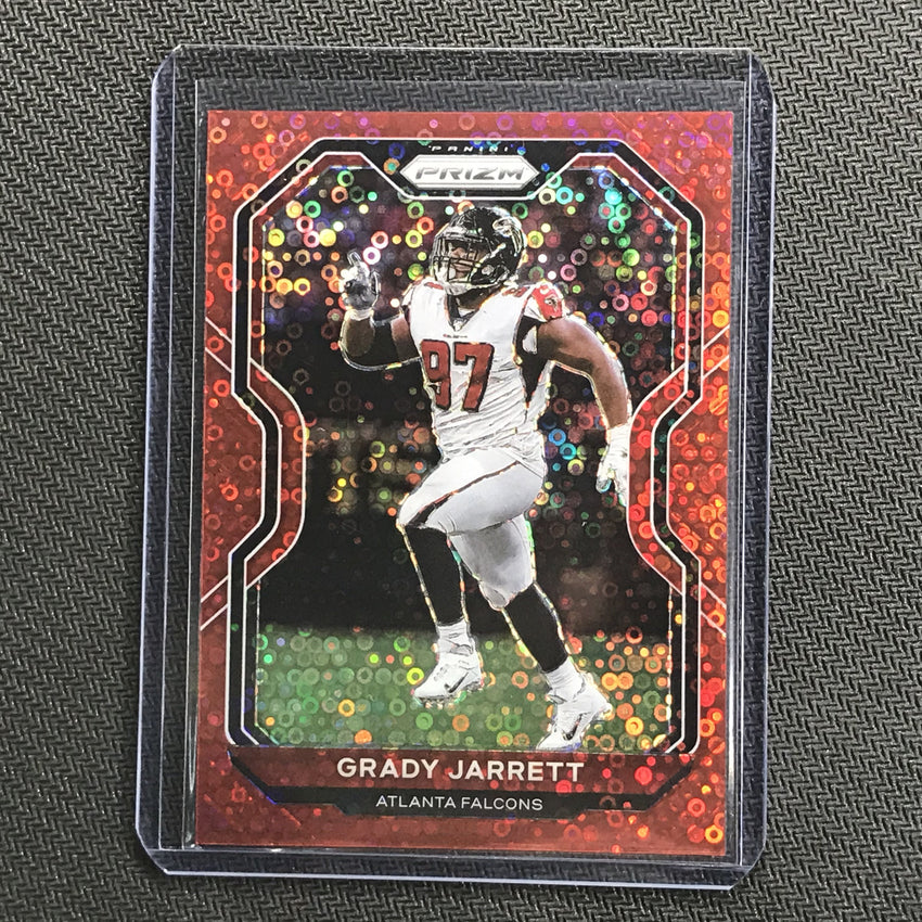2020 Prizm No Huddle GRADY JARRETT Red Prizm 37/50-Cherry Collectables