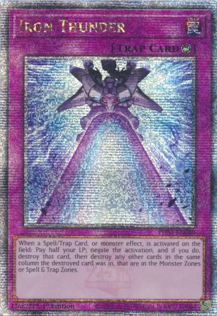 Iron Thunder - PHNI-EN080 - Quarter Century Secret Rare 1st Edition