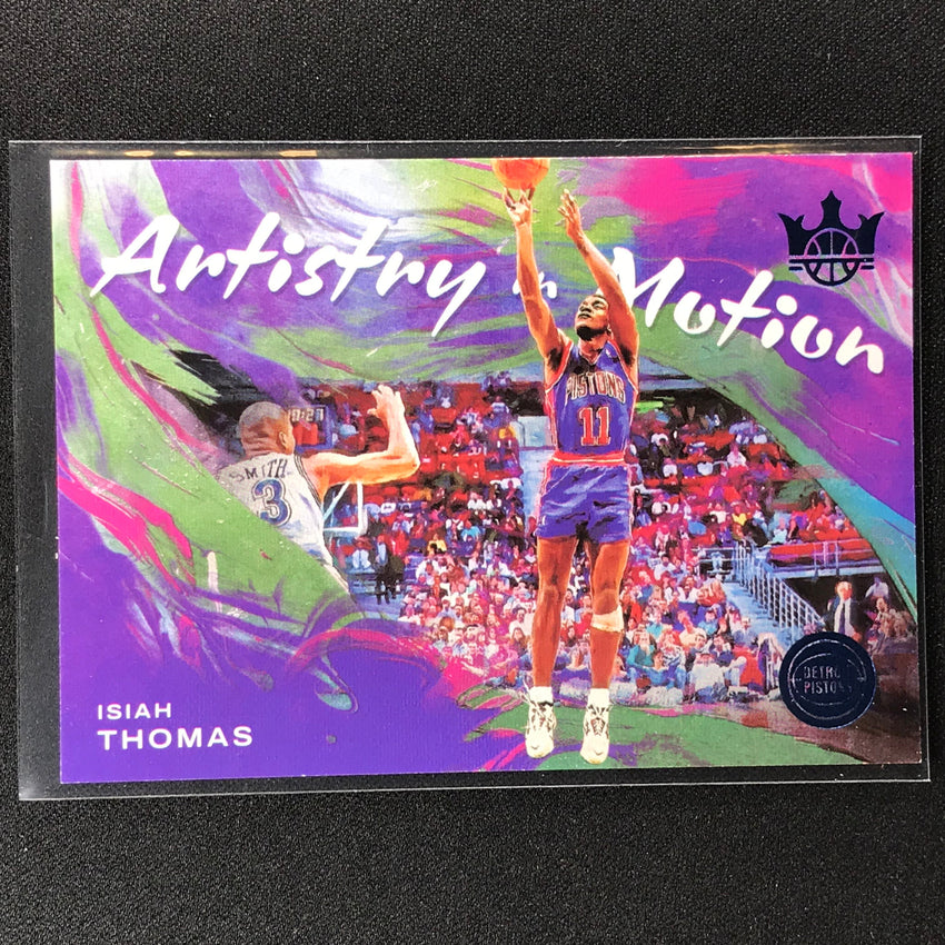 2021-22 Court Kings Isiah Thomas Artistry In Motion Amethyst 87/99