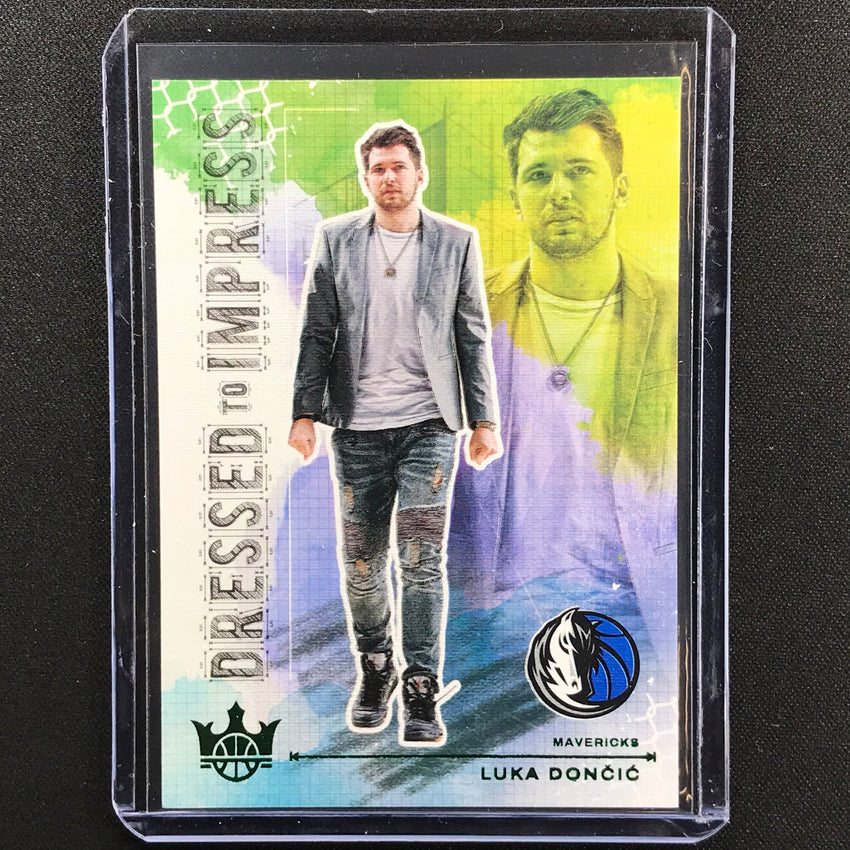 2021-22 Court Kings Luka Doncic Dressed To Impress Jade 22/25