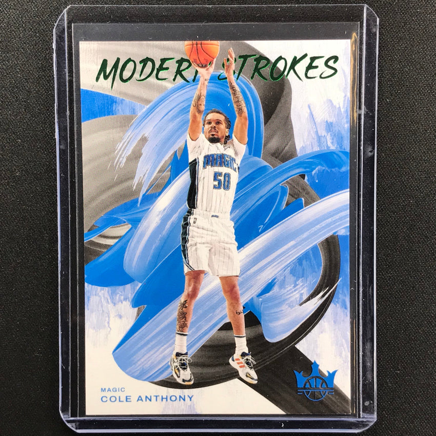 2021-22 Court Kings Cole Anthony Modern Strokes Jade 10/25