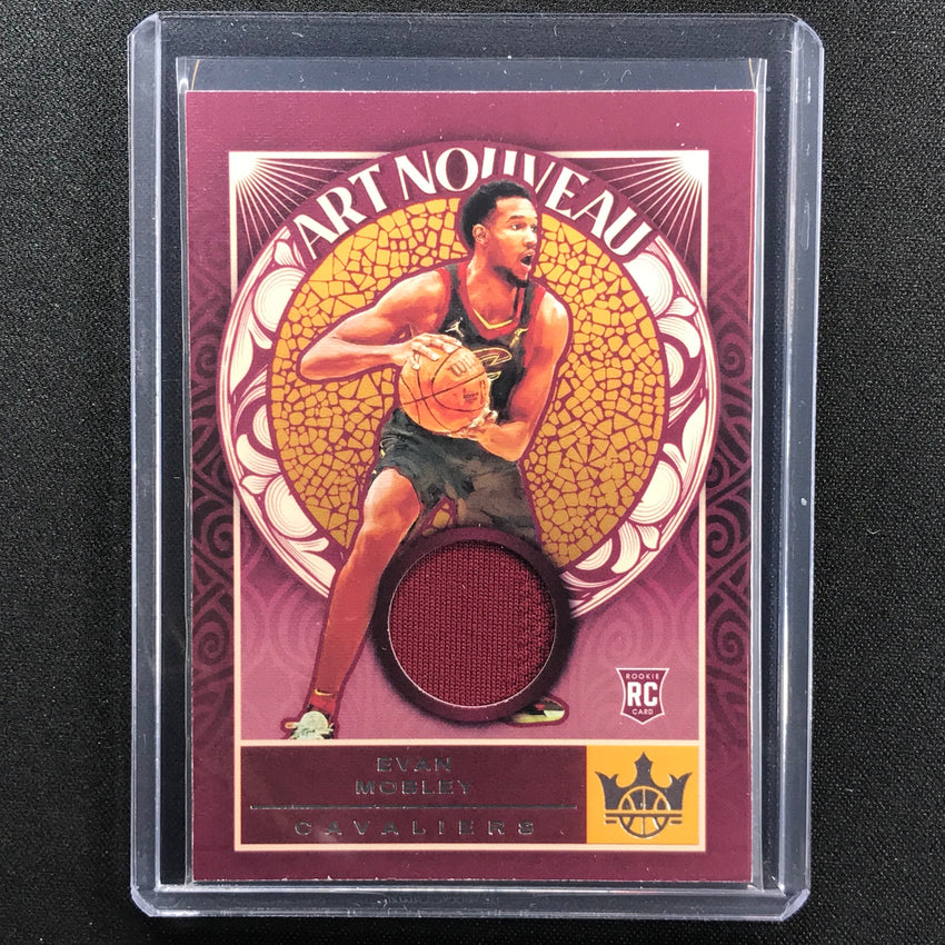 2021-22 Court Kings Evan Mobley Art Nouveau Rookie Jersey No Evm E