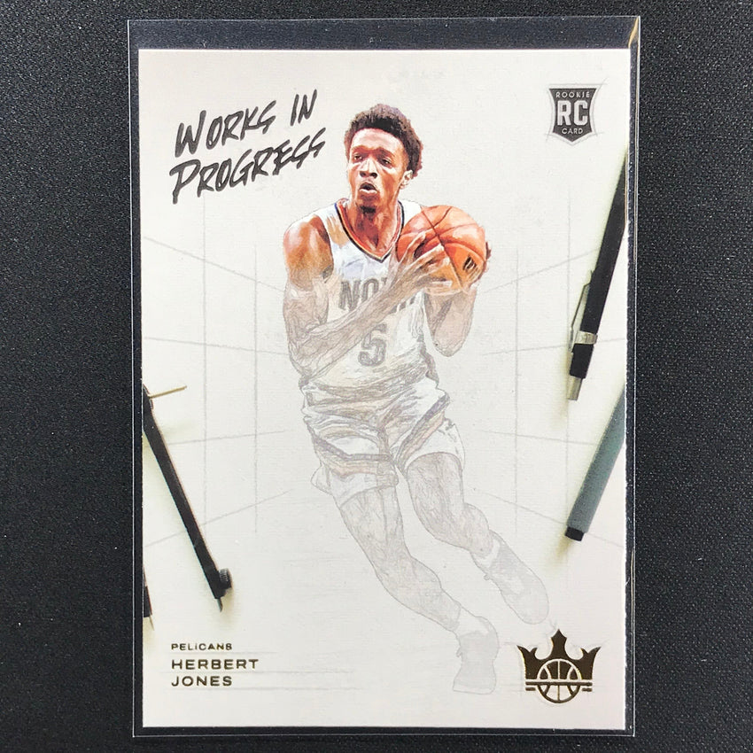 2021-22 Court Kings Herbert Jones Works In Progress Rookie No 14