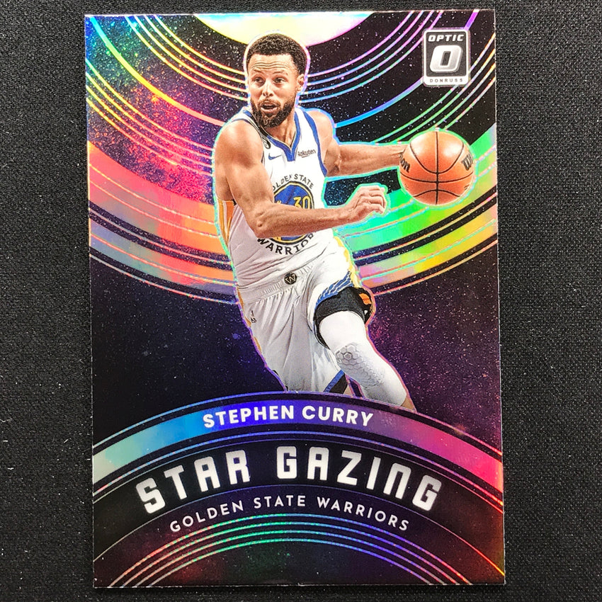 2022-23 Donruss Optic Stephen Curry Star Gazing Holo Silver No 10