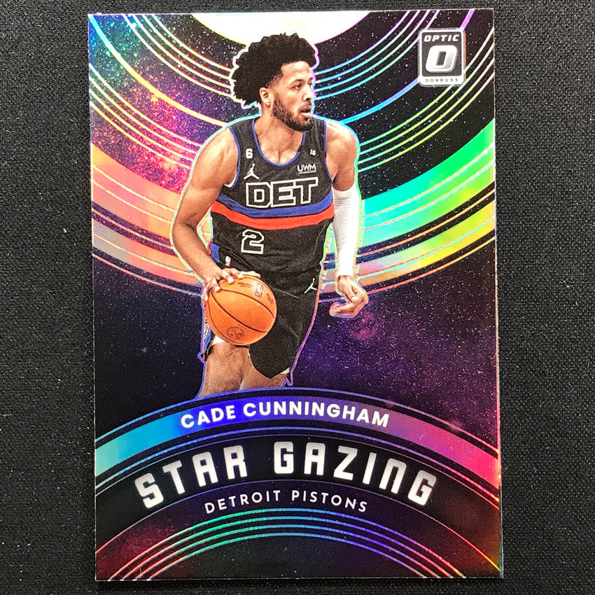 2022-23 Donruss Optic Cade Cunningham Star Gazing Holo Silver No 15