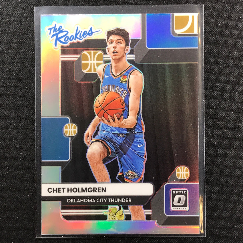 2022-23 Donruss Optic Chet Holmgren The Rookies Holo Silver No 2