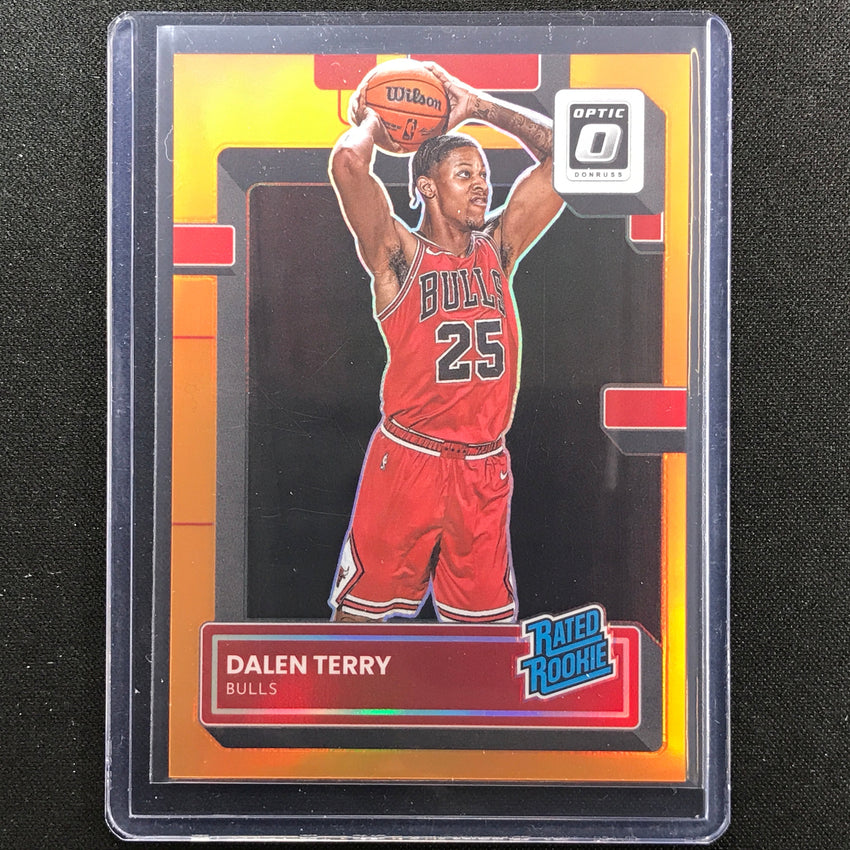 2022-23 Donruss Optic Dalen Terry Rated Rookie Orange 28/199 No 232