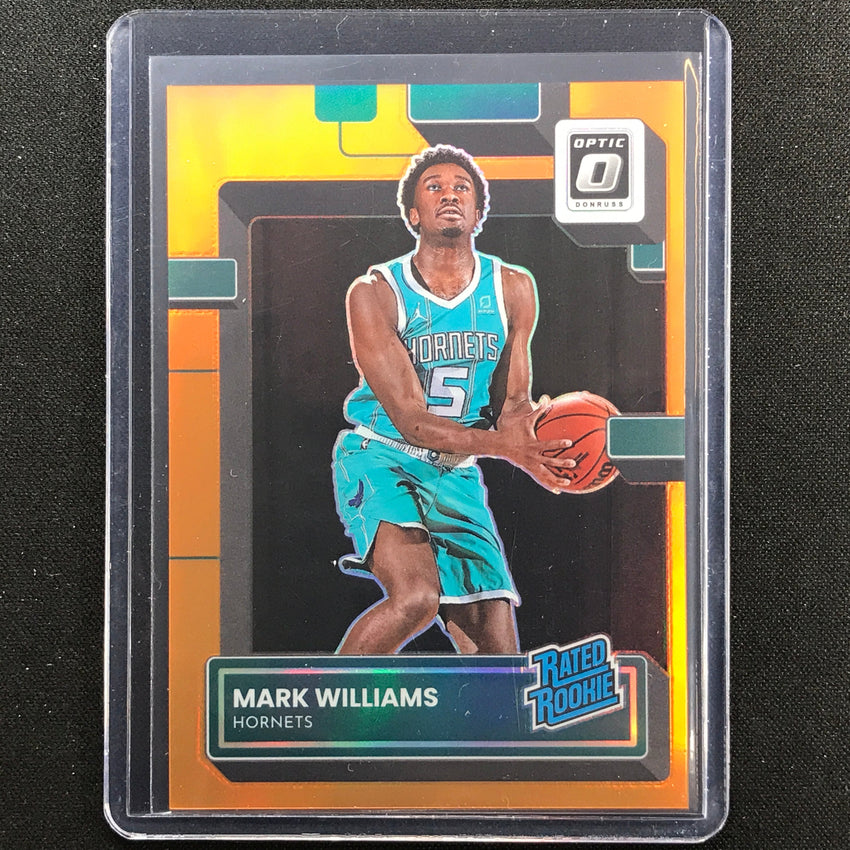 2022-23 Donruss Optic Mark Williams Rated Rookie Orange 117/199 No 245