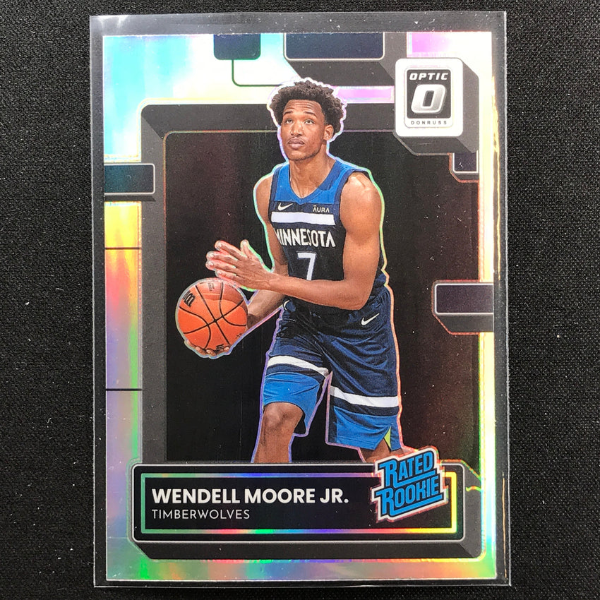 2022-23 Donruss Optic WENDELL MOORE JR. Rated Rookie Holo Silver Prizm #201