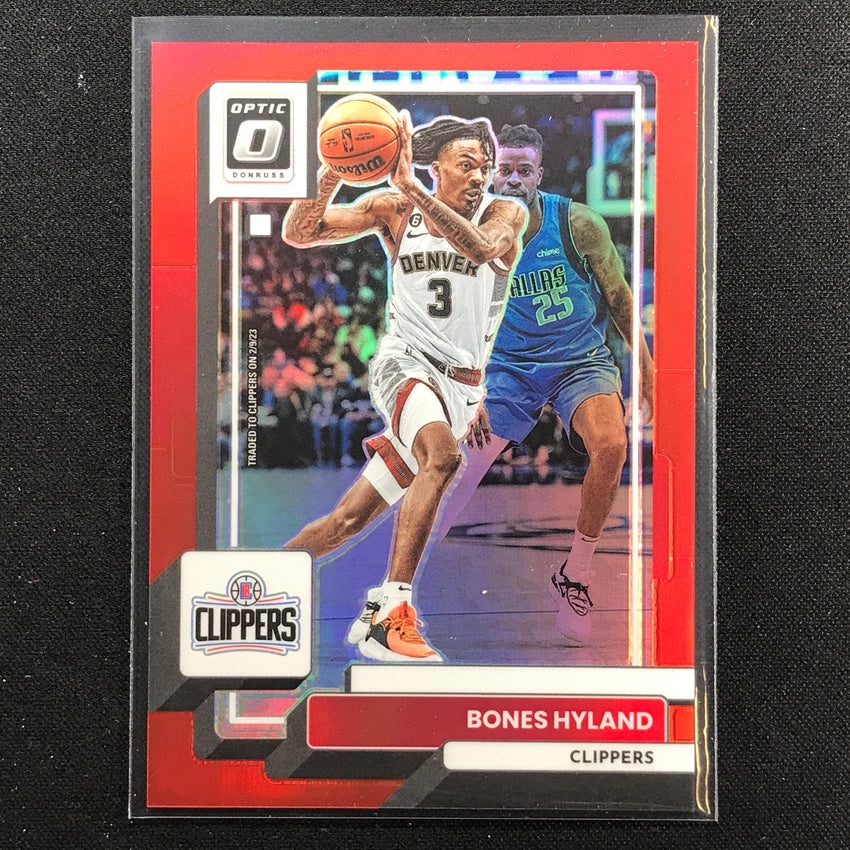 2022-23 Donruss Optic Bones Hyland Red /99 No 21