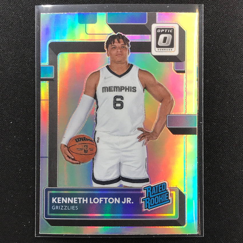 2022-23 Donruss Optic Kenneth Lofton Jr. Rated Rookie Holo Silver Prizm No 202