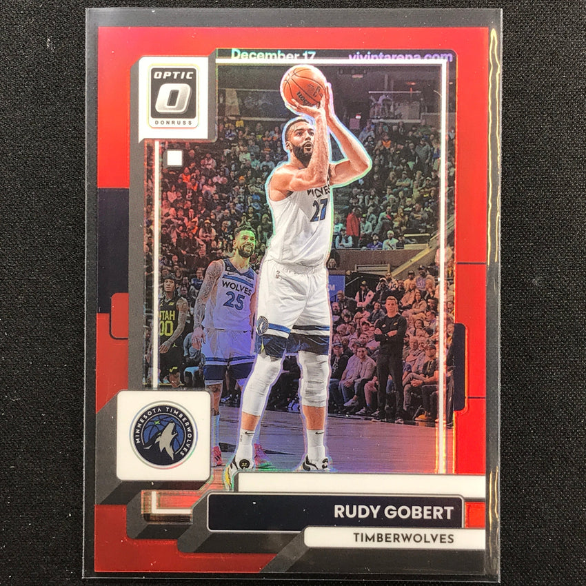2022-23 Donruss Optic Rudy Gobert Red /99 No 70