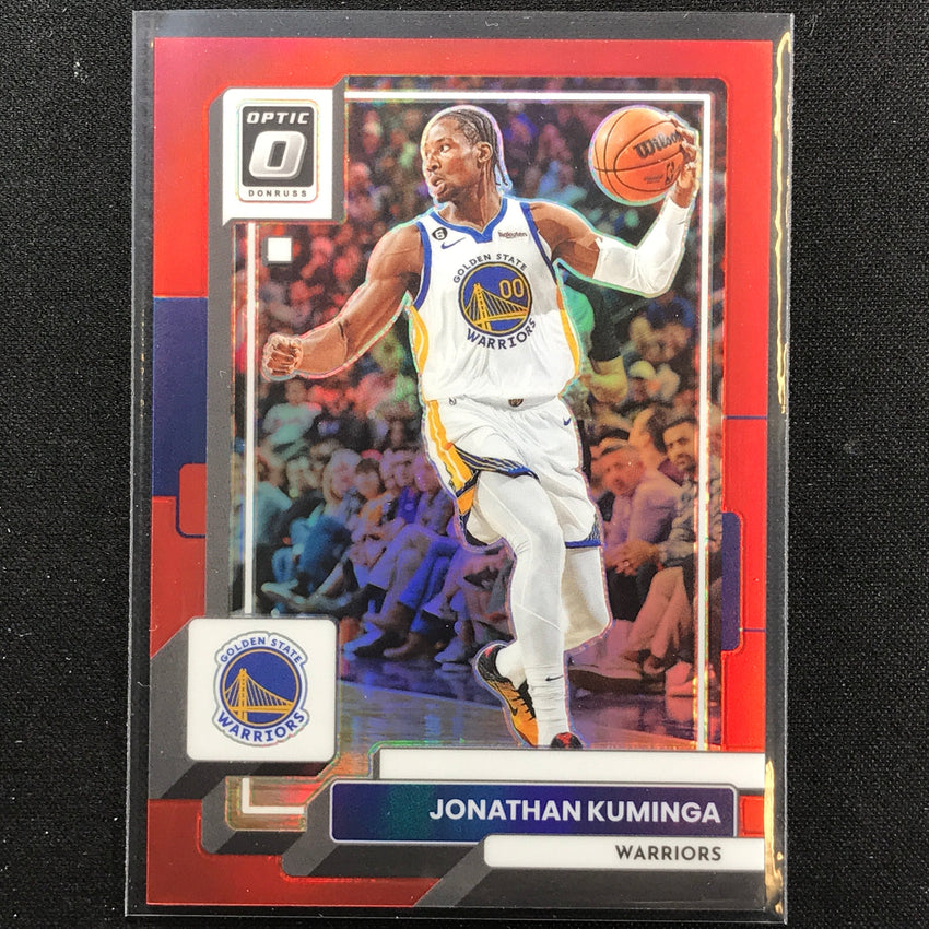 2022-23 Donruss Optic Jonathan Kuminga Red /99 No 102