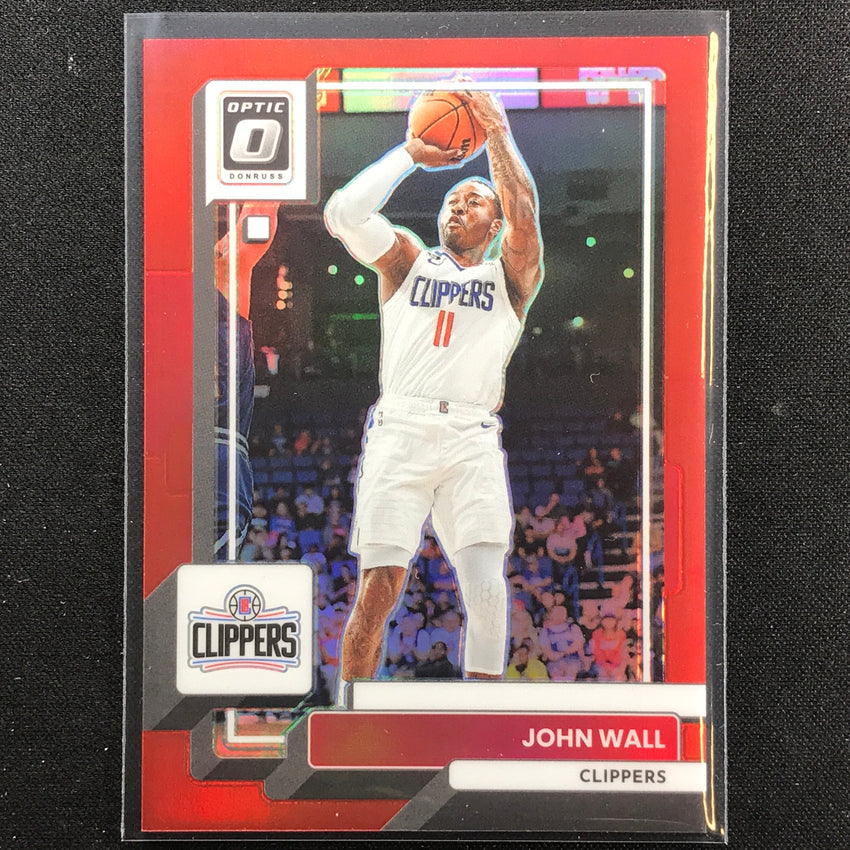 2022-23 Donruss Optic JOHN WALL Red /99 #114