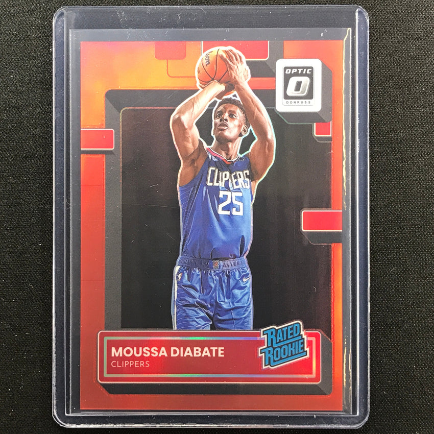 2022-23 Donruss Optic Moussa Diabate Rated Rookie Red 91/99