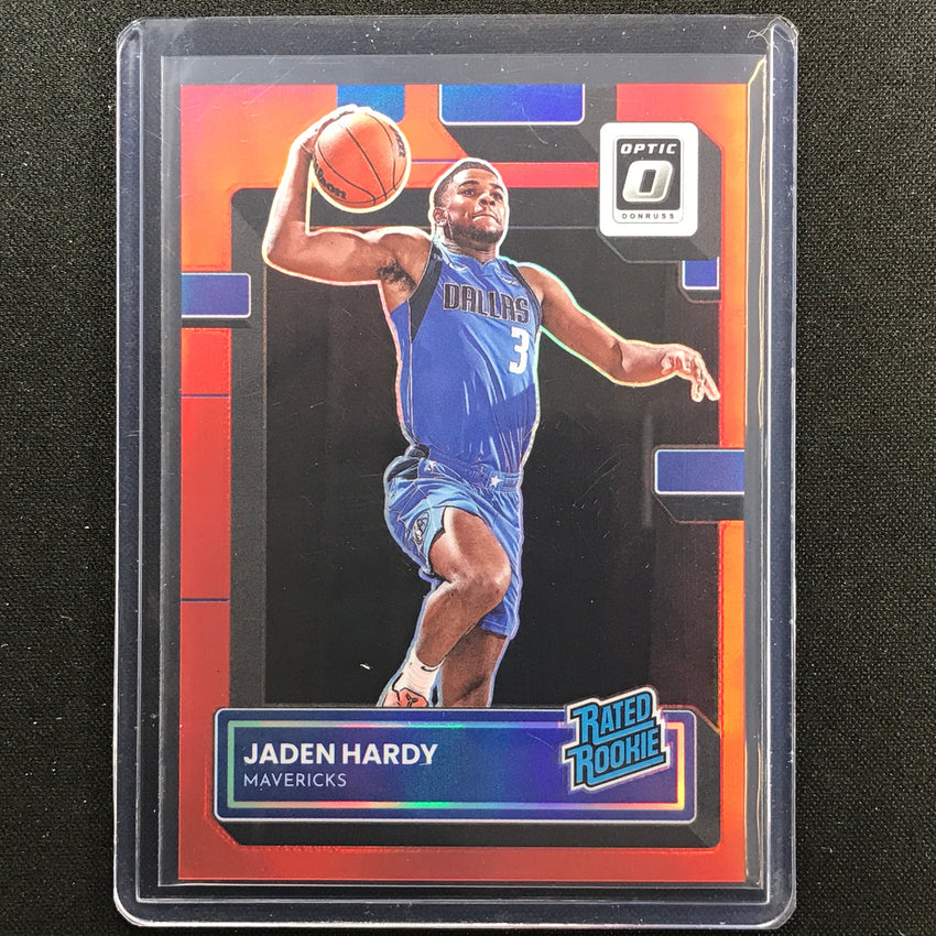 2022-23 Donruss Optic Jaden Hardy Rated Rookie Red 32/99