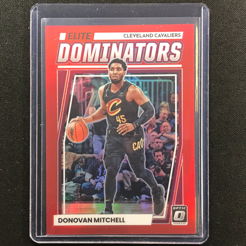 2022-23 Donruss Optic Donovan Mitchell Elite Dominators Red 31/99