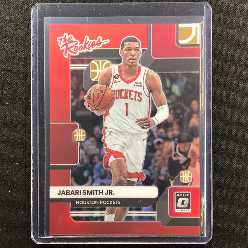 2022-23 Donruss Optic Jabari Smith Jr. The Rookies Red 40/99
