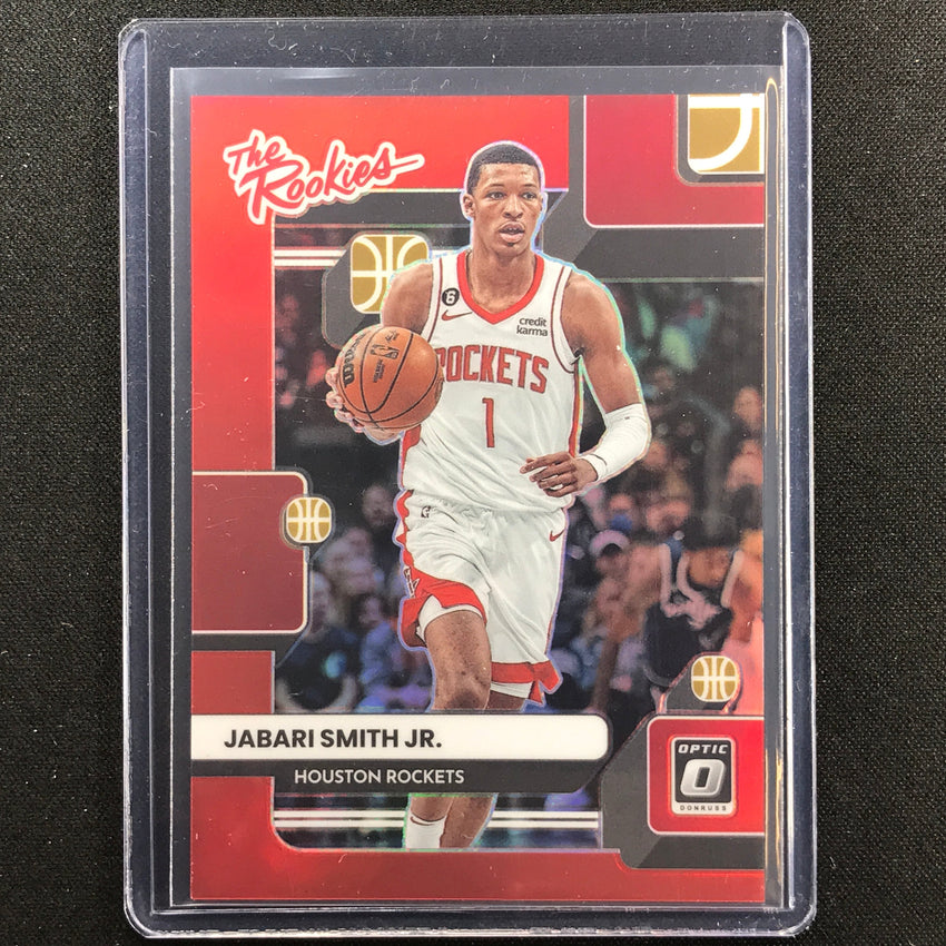 2022-23 Donruss Optic Jabari Smith Jr. The Rookies Red 81/99