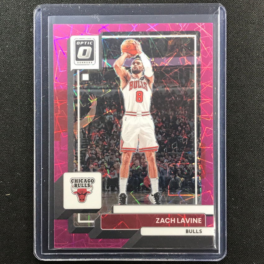 2022-23 Donruss Optic Zach Lavine Pink Velocity 79/79