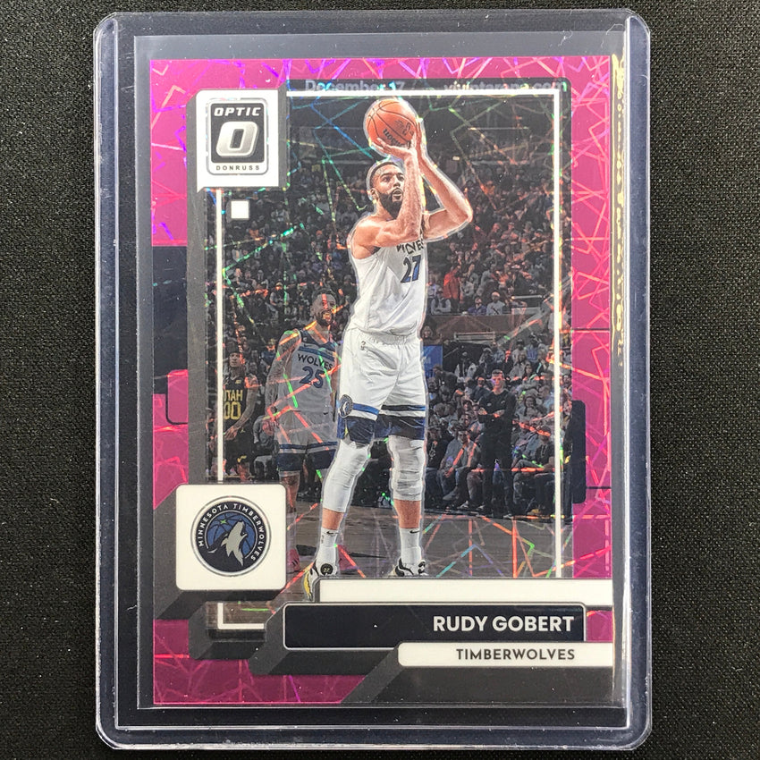 2022-23 Donruss Optic Rudy Gobert Pink Velocity 2/79