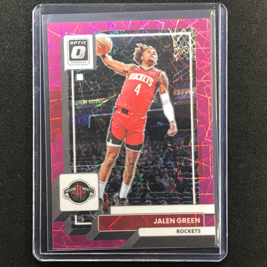 2022-23 Donruss Optic Jalen Green Pink Velocity 6/79