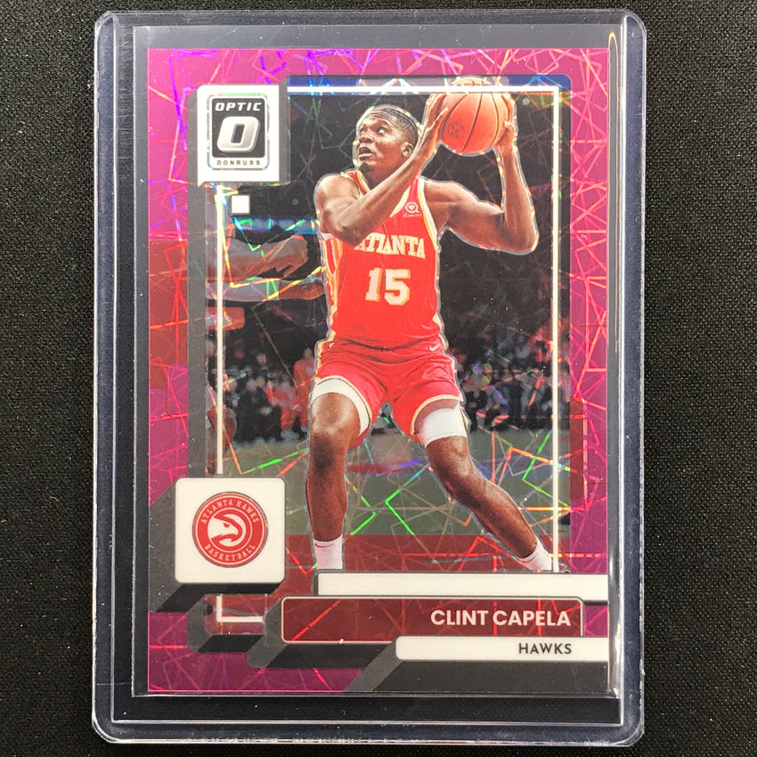 2022-23 Donruss Optic Clint Capela Pink Velocity 31/79