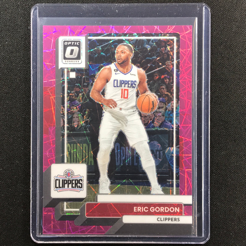 2022-23 Donruss Optic Eric Gordon Pink Velocity 21/79