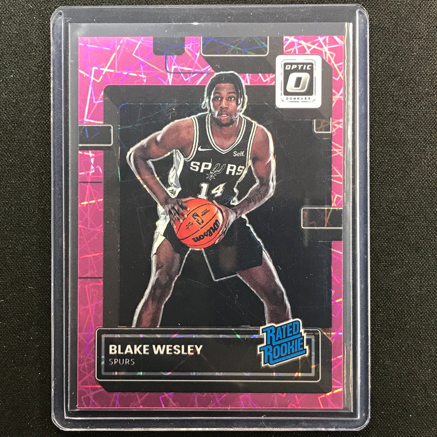 2022-23 Donruss Optic Blake Wesley Rated Rookie Pink Velocity 20/79