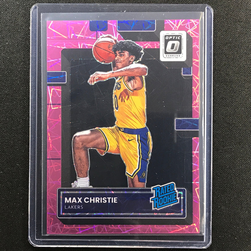 2022-23 Donruss Optic Max Christie Rated Rookie Pink Velocity 39/79