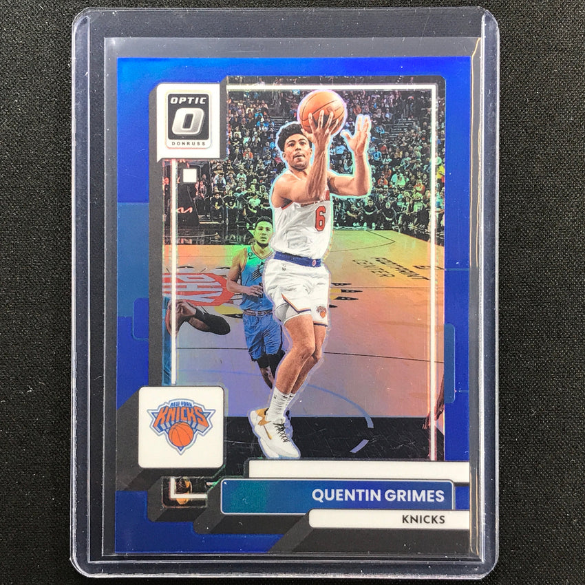 2022-23 Donruss Optic Quentin Grimes Blue 7/49