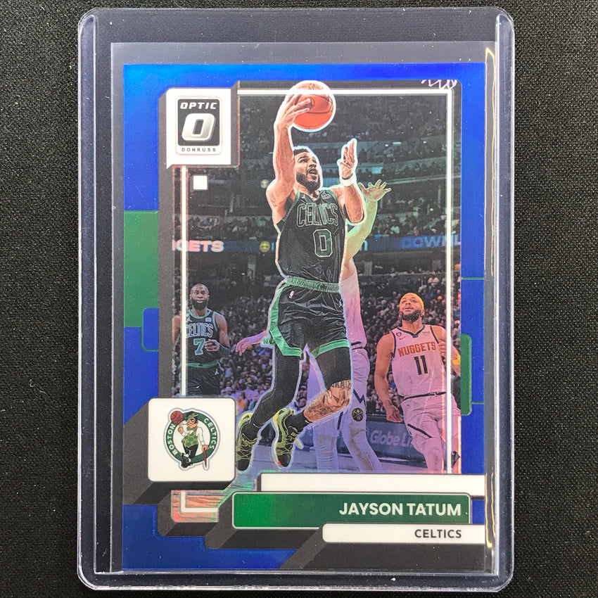 2022-23 Donruss Optic Jayson Tatum Blue 1/49
